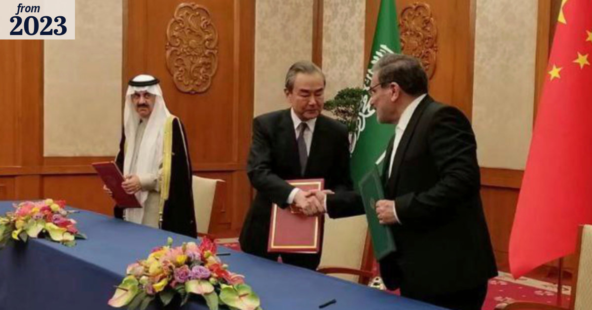 Iran and Saudi Arabia restore diplomatic ties