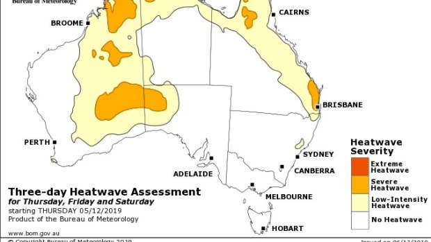 South-east Queensland is in the midst of a "severe heatwave" expected to last until Saturday.