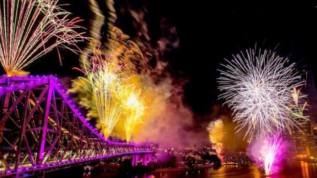 A taste of what Riverfire crowds have been treated to in previous years.
