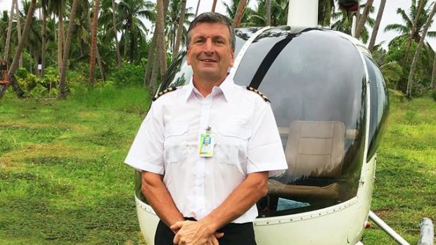Gil Parker, from East Gippsland, moved to Fiji several years ago to start his helicopter charter business.