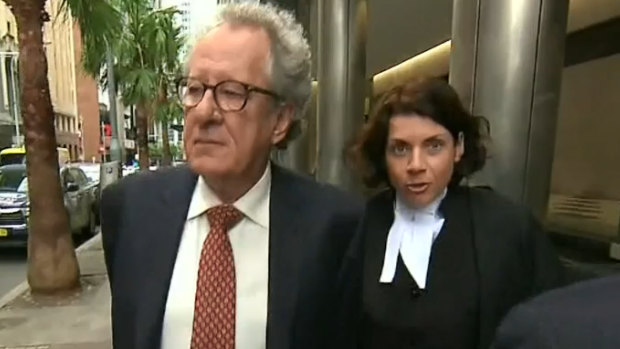 Geoffrey Rush has won his defamation lawsuit over newspaper stories that accused him of inappropriate behaviour.