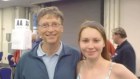 Mila Antonova discussed playing bridge with Bill Gates in an online video.