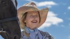 Gai Waterhouse with her horses Amazonian Lass and Oz Empress