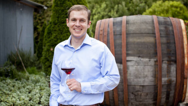 Angus McPherson in happier times at Treasury Wine Estates.