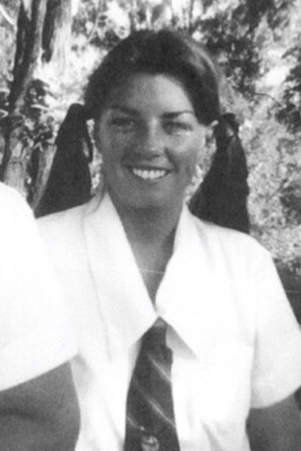 Anna Bligh during her high school years on the Gold Coast in the mid-’70s. 
