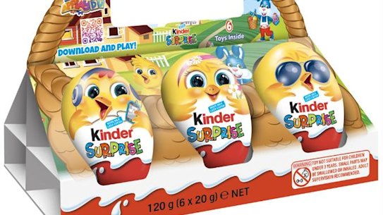 Kinder chocolate Easter eggs are being recalled over fears of salmonella. Photo: Facebook