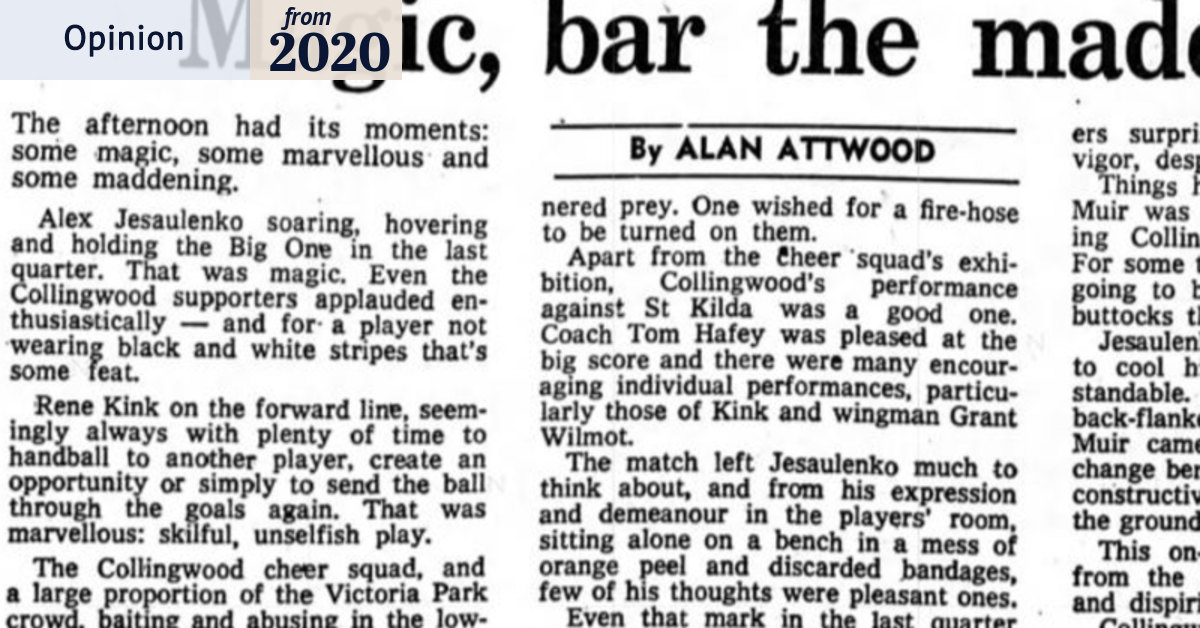 Robert Muir | 1980 - When abuse and assault were part of the game