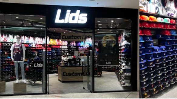 Lids is upbeat about bricks-and-mortar retail in Australia. 