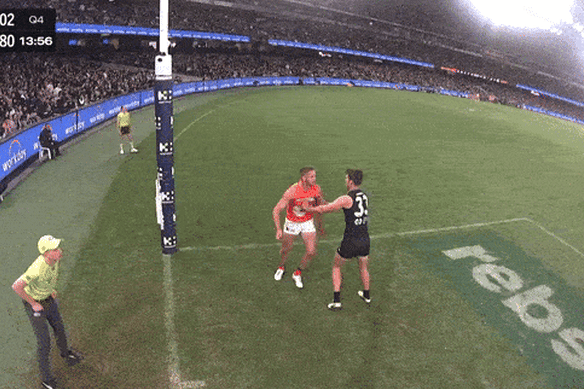 Jesse Hogan was cited over this incident.