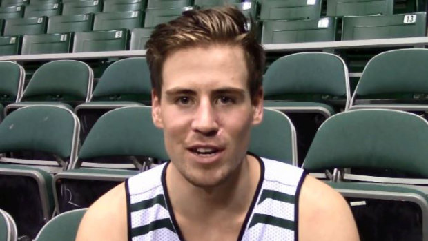 Matthew Owies is making the switch from basketball to footy. 