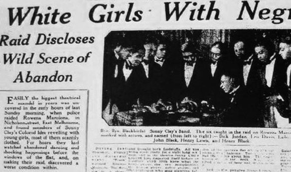 A newspaper article from March 31, 1928, reports that ‘Wild scenes of abandon’ took place at the East Melbourne flat.