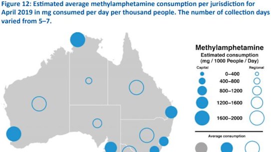 The latest ice usage figures from the National Wastewater Monitoring Report 