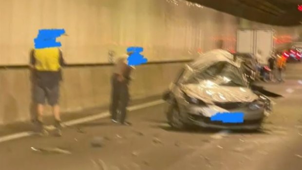 A crash in Brisbane’s Legacy Way tunnel has killed two people and left two others in hospital. 