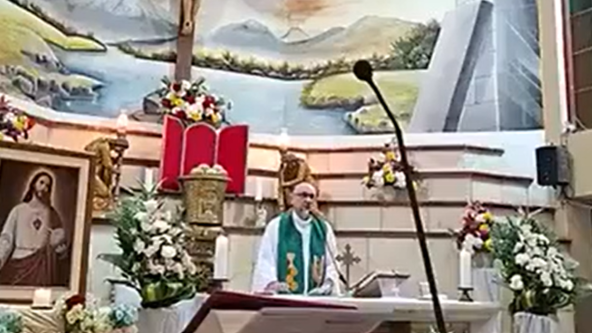 Priest killed by falling crucifix in church | Nine.com.au