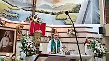 Father Patricio Sanchez was killed when a crucifix fell on him during a live-streamed service.
