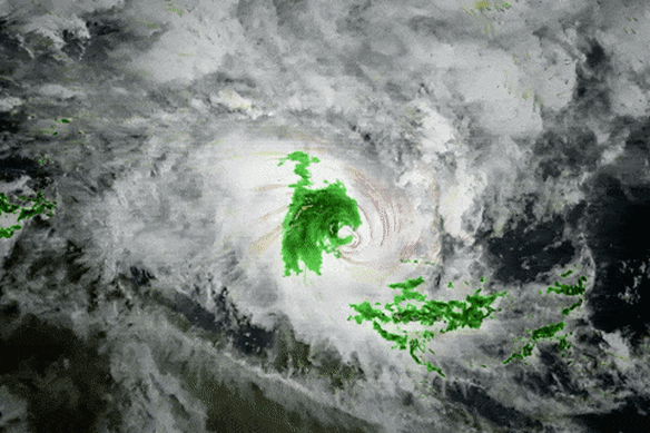 The cyclone continues to barrel across the north of Australia.