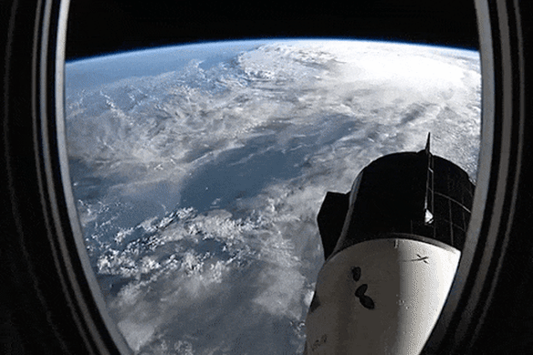 Timelapse from space of Hurricane Milton.