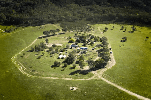 The bush block where Freeman died.