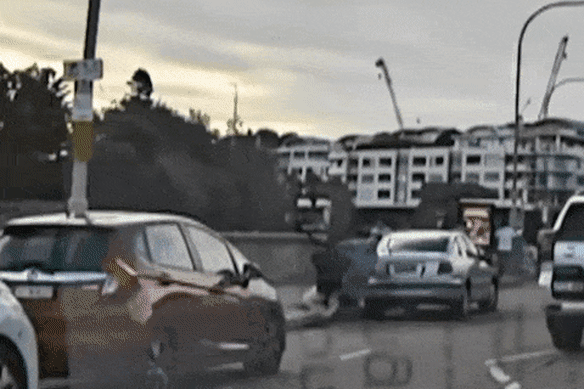 A couple tries to stop one of the gunmen. 