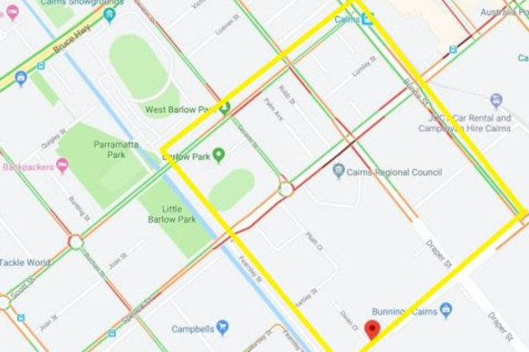 An emergency declaration has caused the closure of streets in Cairns.