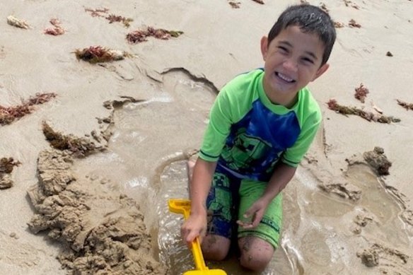 Six-year-old Caleb Wesley, who was struck and killed by a car in Teesdale on Thursday.