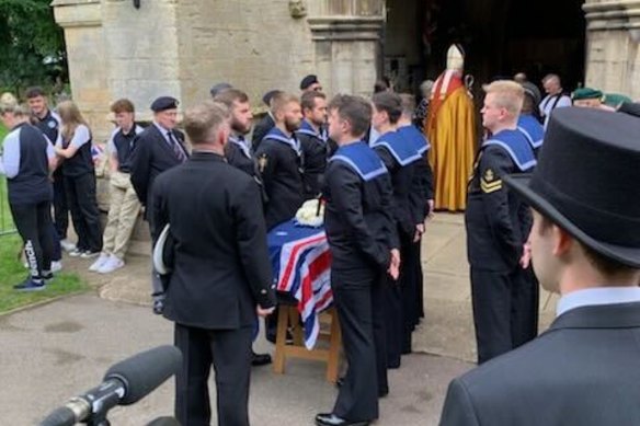 Matthew Flinders’ reinterment in Donington. 