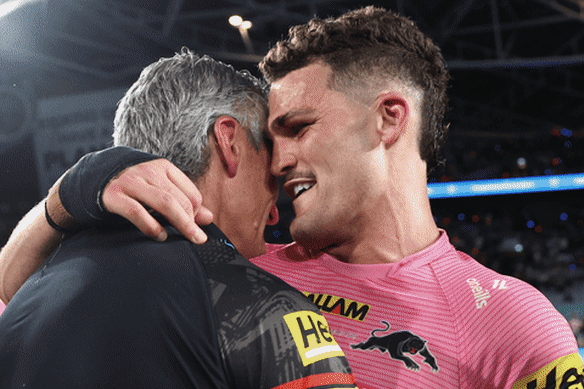 Nathan and Ivan Cleary: a coach and player relationship like no other.