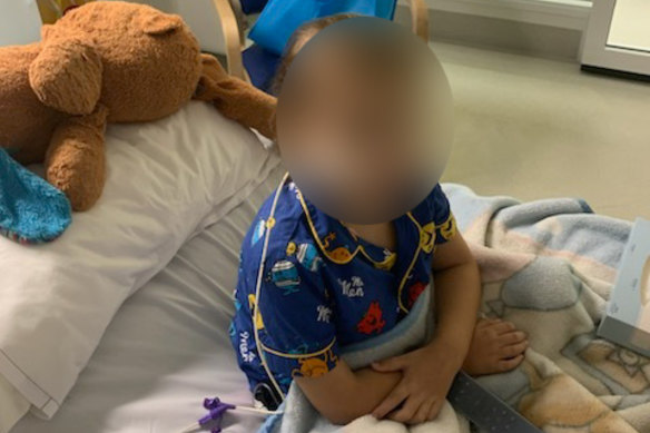 A six-year-old boy has been taken into care – his mother claims it was because she questioned his leukaemia treatment.