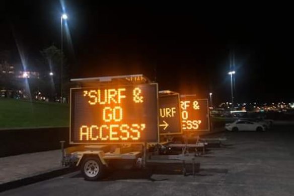 Residents took to social media to post about the signs. 