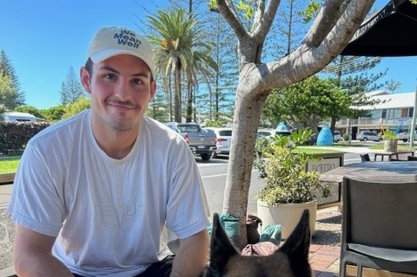 A photo provided by the family of NSW Police Constable Scott Dyson, who remains in hospital.