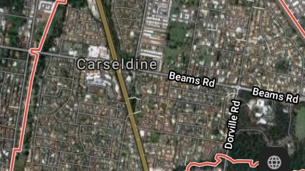 The intersection of Gympie Road and Beams Road where the LNP will build an overpass if it wins the October 2020 state election.