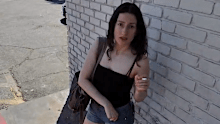 A new video has shown a woman matching the description of Sally Grace Contarino being filmed by a content creator days before she went missing.
