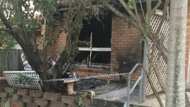 Woman badly burned after fire rips through Brisbane unit