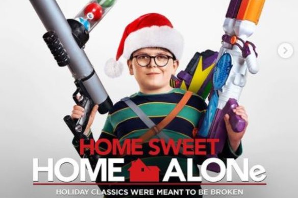 The movie poster for Home Sweet Home Alone.