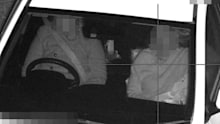 Anita and her passenger, pictured in an infringement photo provided by Revenue NSW.