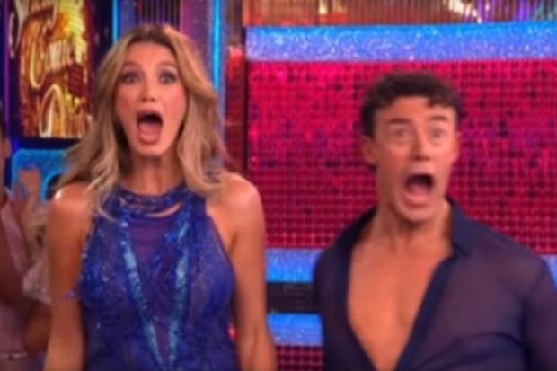 Delta Goodrem was absolutely gobsmacked when she scored the first 10 of the season.
