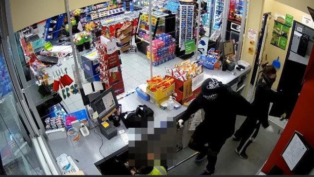 Detectives have charged three men for a series of alleged armed robberies across Brisbane, Logan and Ipswich in the past week. 