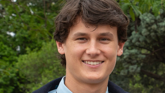 Asher Learmonth, head prefect at  Cranbrook: “You don’t need a sister or mother to understand this. Women are people just like you.”