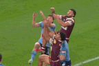The Jack Bostock touch that led to the Bradman Best try.