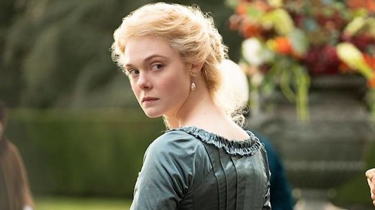 Elle Fanning as Catherine in The Great.