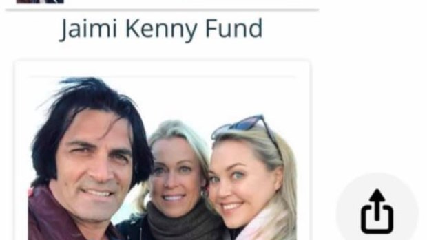 As Lisa Curry deals with the loss of her daughter, a fake Facebook fundraiser has been created with an account posing as her husband Mark Andrew Tabone.
