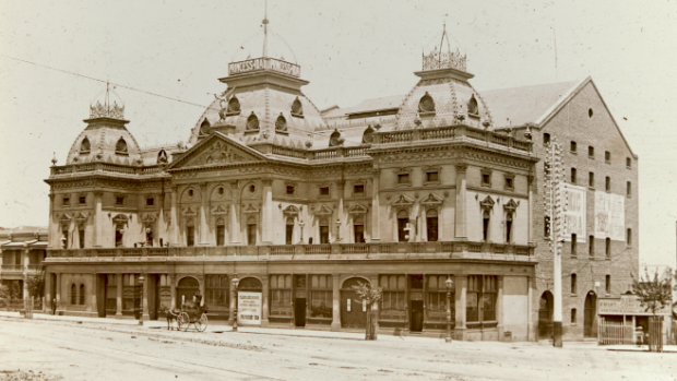 Melbourne's Princess Theatre in 1887, one year after it opened.