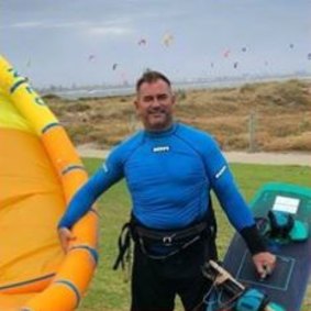 Missing kite surfer Matthew Wing.