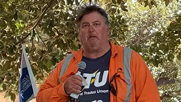 ETU president Glen Potter in 2020.