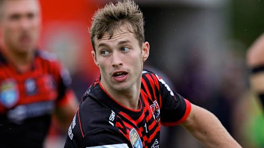 Sam Walker in action back in round one in the NSW Cup.