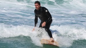 Matt Codrington surfing at Mollymook on the south coast of NSW.