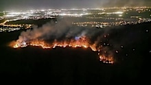 Flames broke out in the Wongawallan Gully on Friday afternoon, forcing backburn operations, as emergency crews raced to protect nearby homes in the Gold Coast Hinterland.