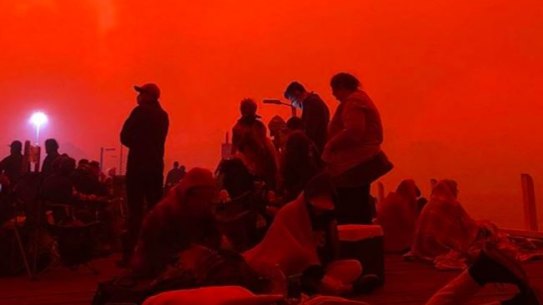 An Instagram image taken in Mallacoota yesterday. 