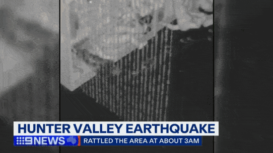 Hunter valley earthquake