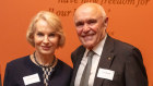 Philanthropists Jane Hansen and Paul Little.
